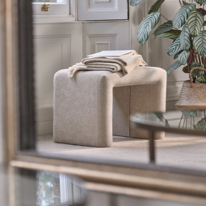 Kamiko Dining Stool - Mink Taupe - Laura James
