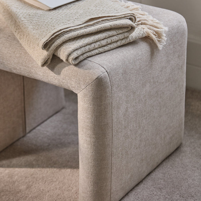 Kamiko Dining Stool - Mink Taupe - Laura James