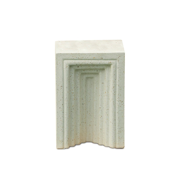 Karasi Pearl Terrazzo Concrete Side Table - LaURA jAMES