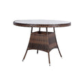 Outlet - Kemble 6 Seat Round Dining Table - Brown - Laura James