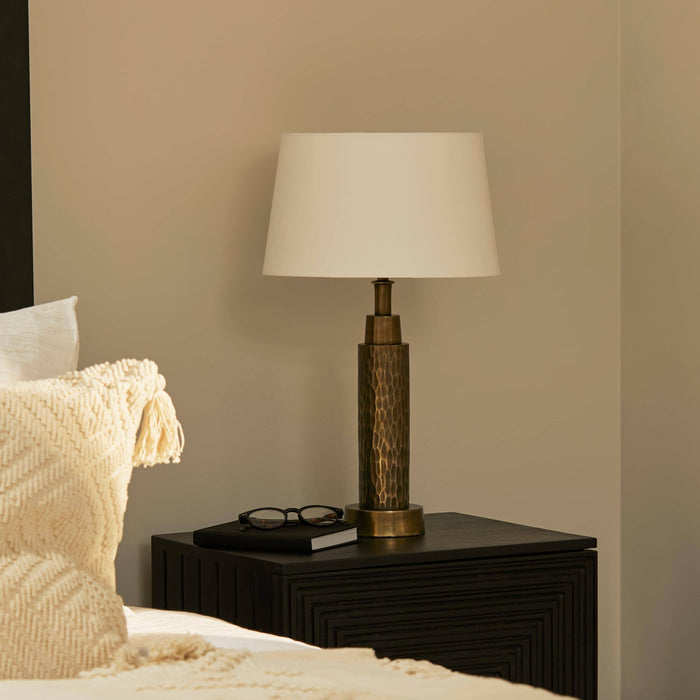 Kimmeridge 32cm Metal Lamp Base - Gold - Laura James