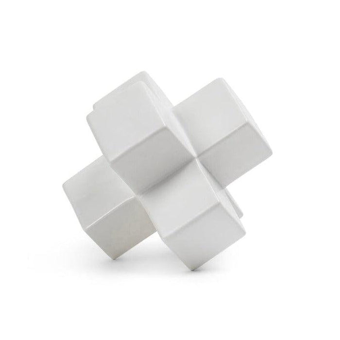 White decorative cross ornament