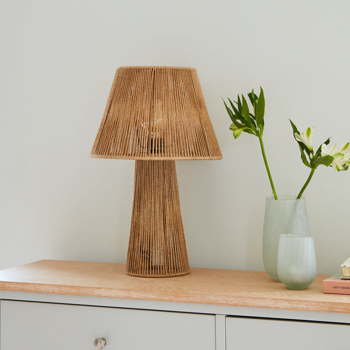 Outlet - Konduru Medium Natural Jute Table Light