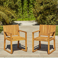 Lennox Wood Armchair - Set Of 2 - Laura James