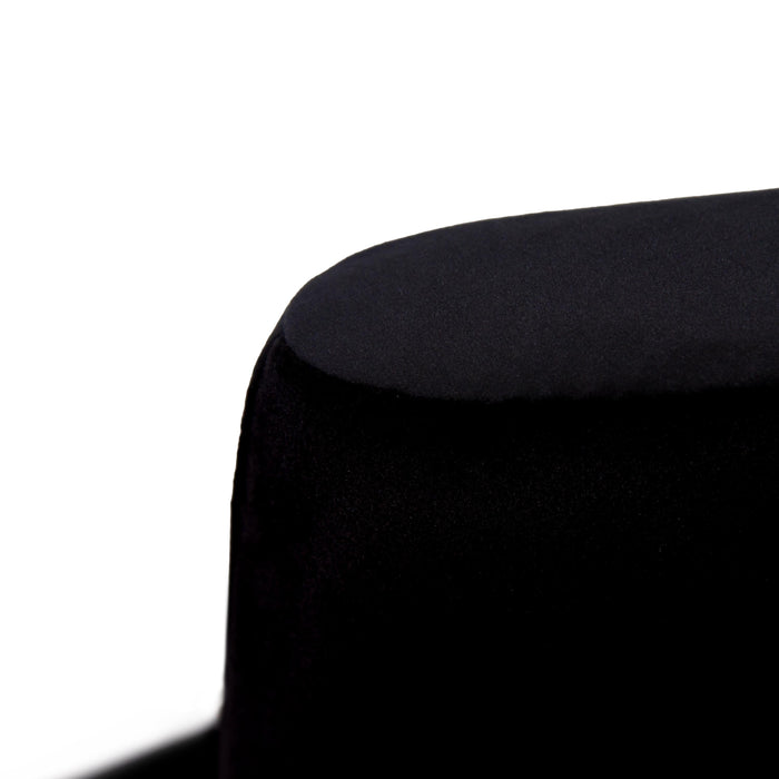 Lola Black Dining Chairs - Set of 2 - Chrome Legs - Laura James