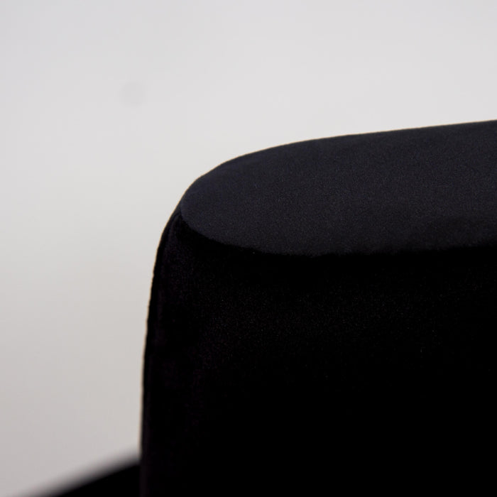 Lola Black Velvet Dining Chair with Chrome Legs - Laura James