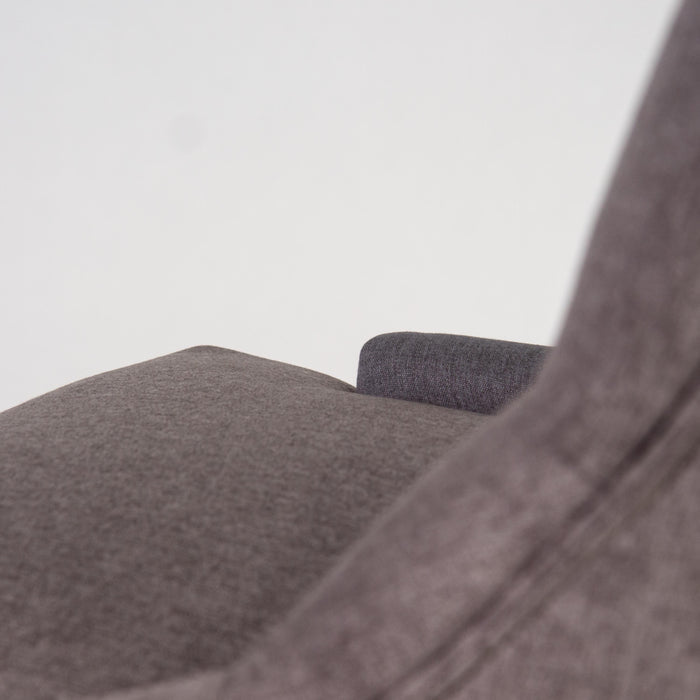 Louis dining chairs - set of 2 - grey and dark wood - Laura James