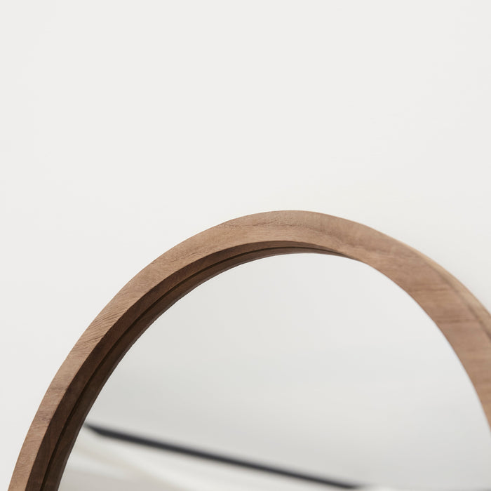 Lowesby 60x40cm Wooden Mirror - Natural - Laura James