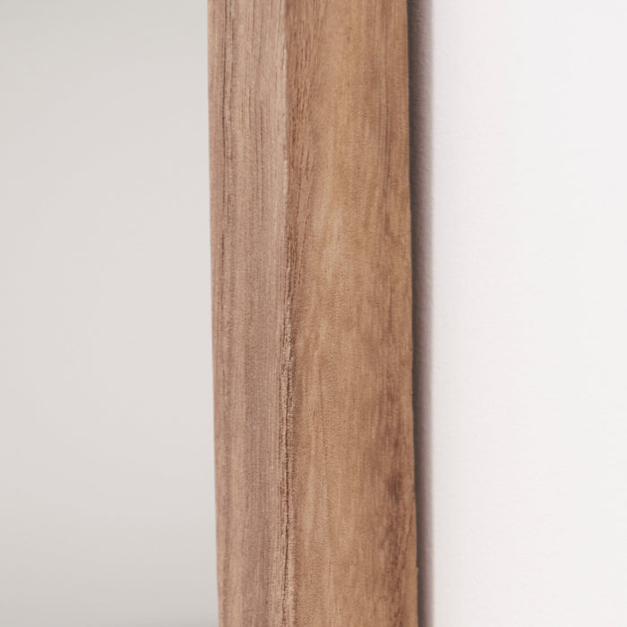 Lowesby 60x40cm Wooden Mirror - Natural - Laura James