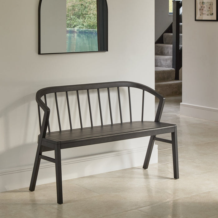 Mabel 120cm Bench - Black Oak - Laura James