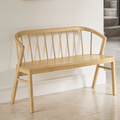 Mabel 3 Seater Bench - Pale Oak - Laura James