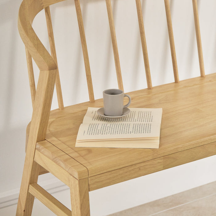 Mabel 120cm Bench - Pale Oak - Laura James