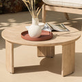 Outlet - Mali Wooden Garden Coffee Table - Brushed Light Acacia
