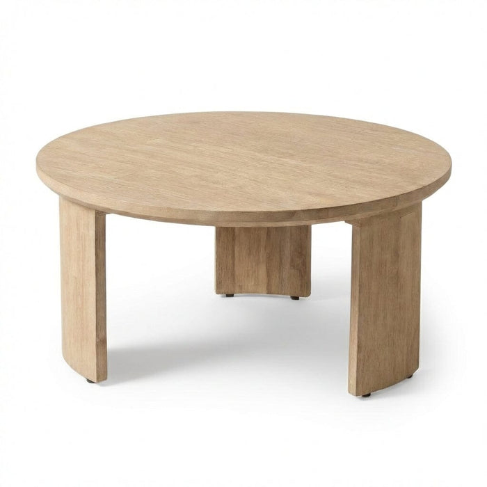 Outlet - Mali Wooden Garden Coffee Table - Brushed Light Acacia