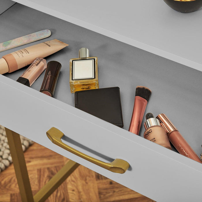 Marie small desk - grey - Laura James