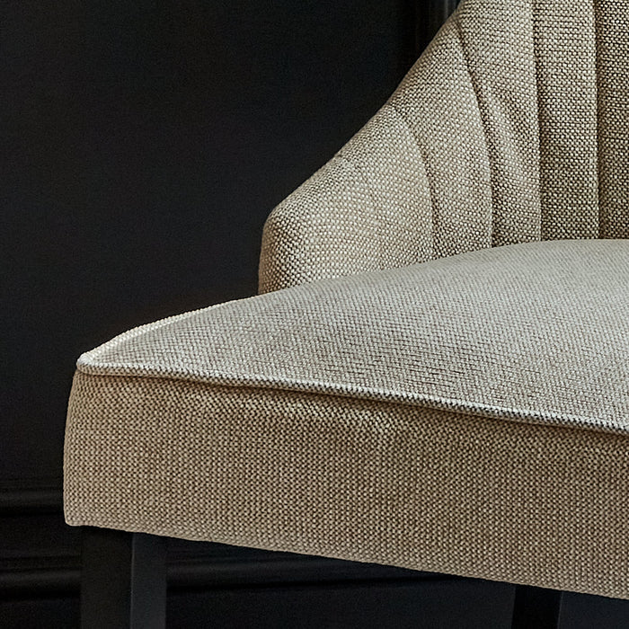 Soft beige dining chair laura james