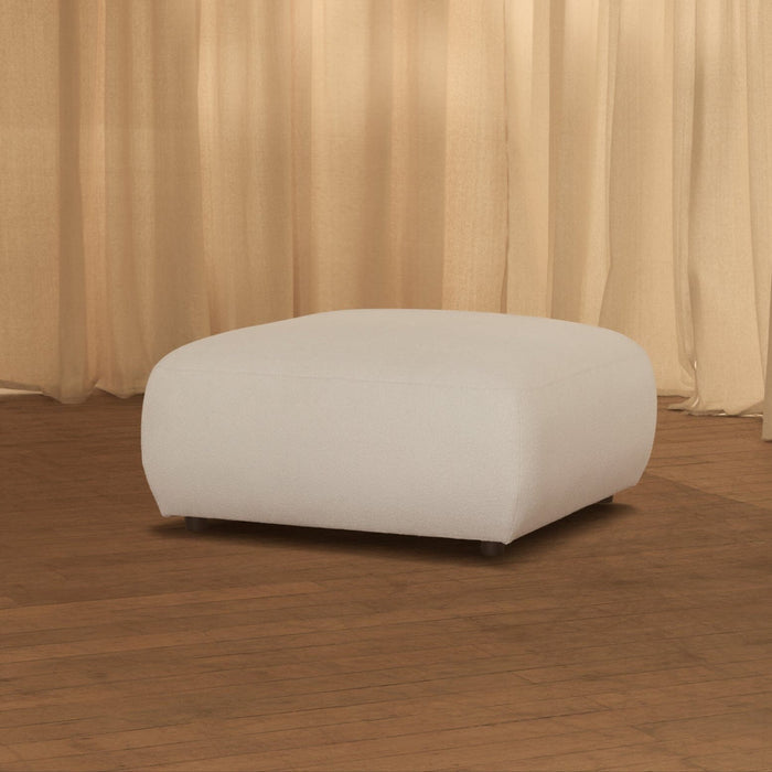 Nathalia_Small_Run_Up_Stool_Soft_Beige_Chalked_White_Boucle - Laura James