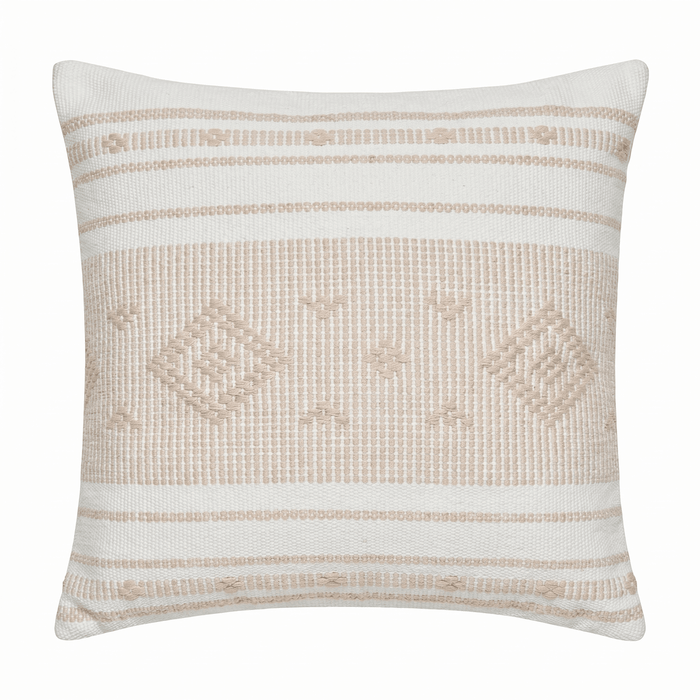 Nerja 45x45cm Cushion Cover - Natural - Laura James