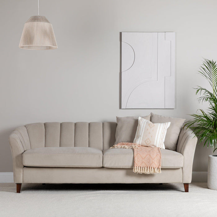 Nerja 45x45cm Cushion Cover - Natural - Laura James