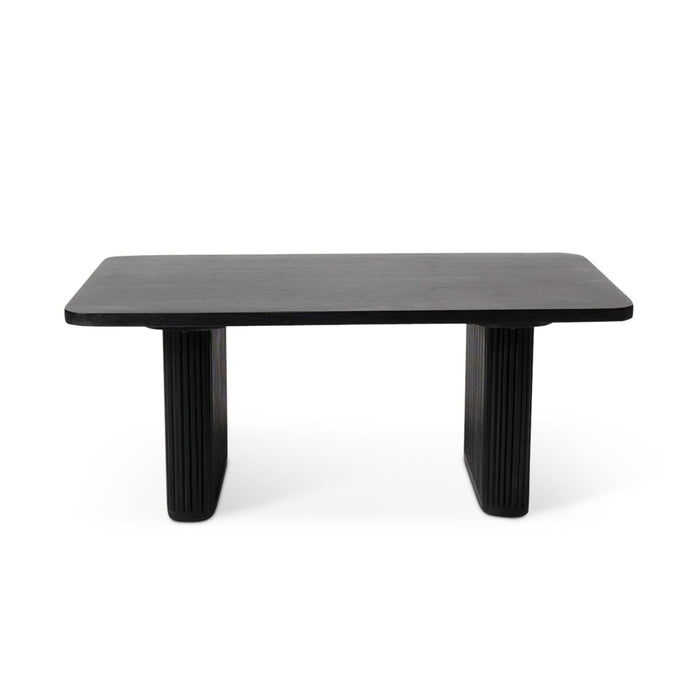 Orla Wooden Coffee Table - Jet Black - Laura James