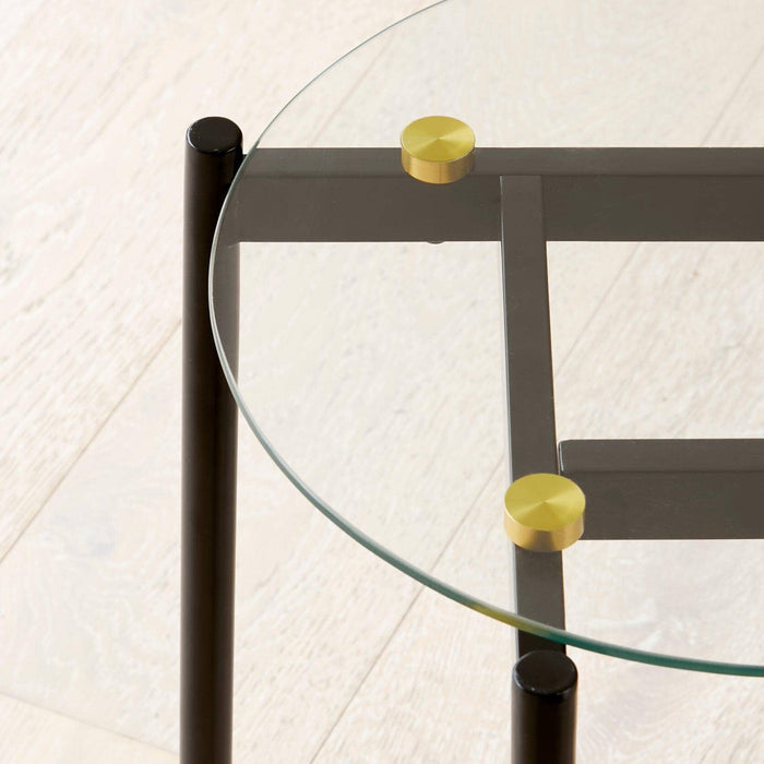 OUTLET - Oscar Small Black Side Table