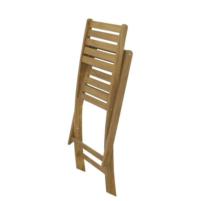 Outlet – Outdoor dining chairs - set of 2 - solid acacia wood - Laura James
