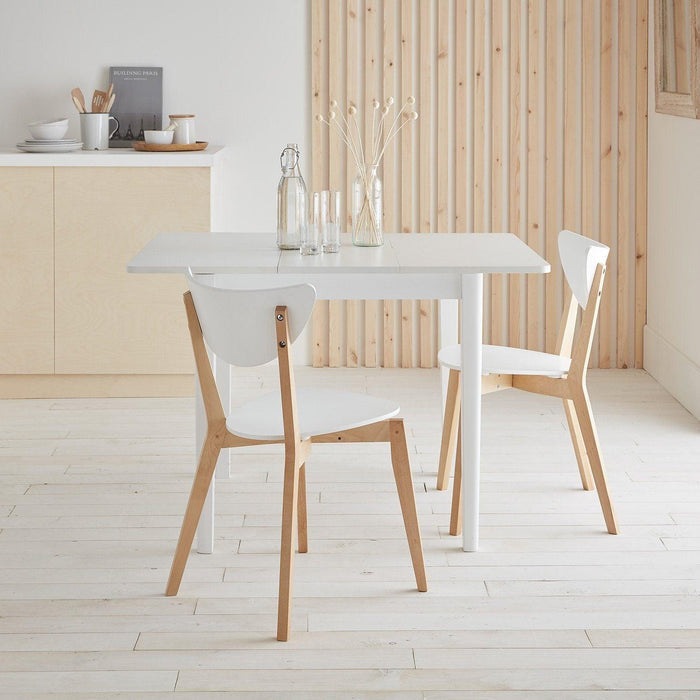 Paul extendable table - small – white - Laura James