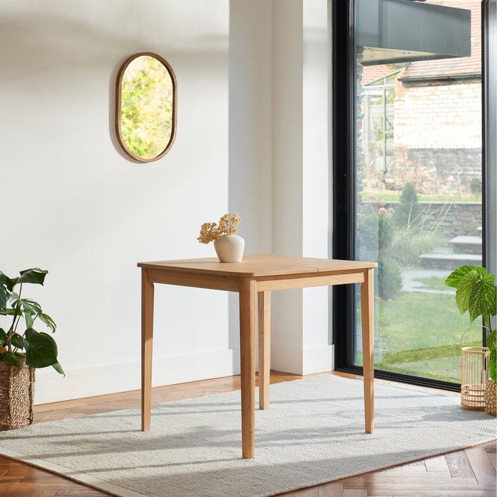 Outlet - Paul Whitewash Oak Extending Dining Table - Small