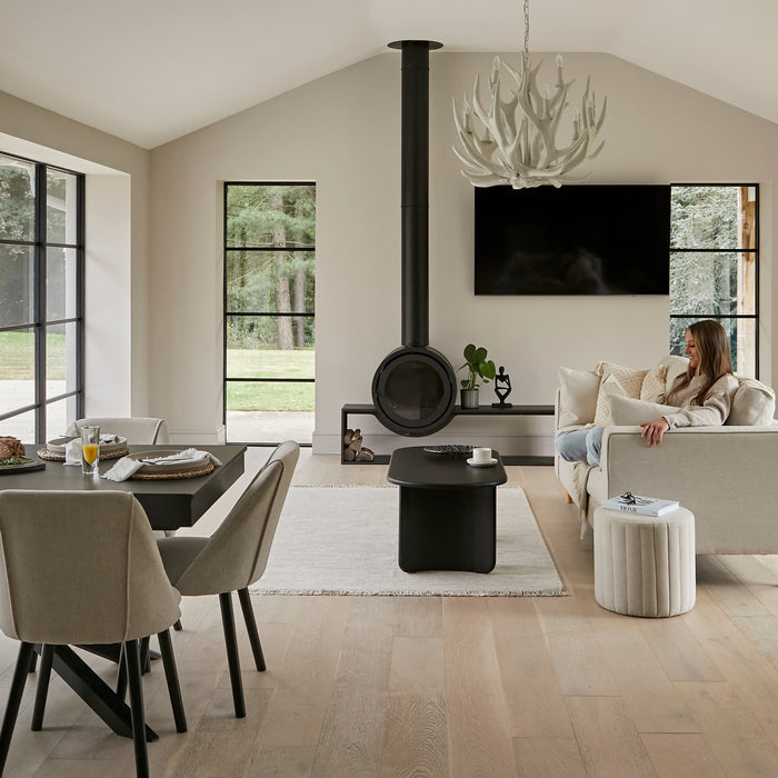 Outlet - Penelope Drum Stool - Sand