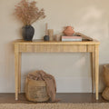 Raleigh Whitewash Console Table - Laura James