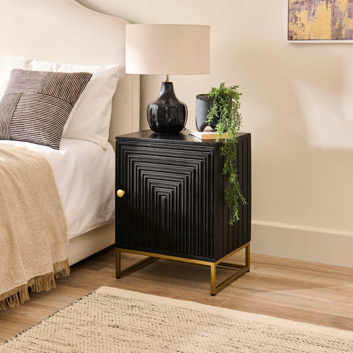 Rayna_45cm_1_Door_Right_Bedside_Table_Jet_Black-5 - Laura James