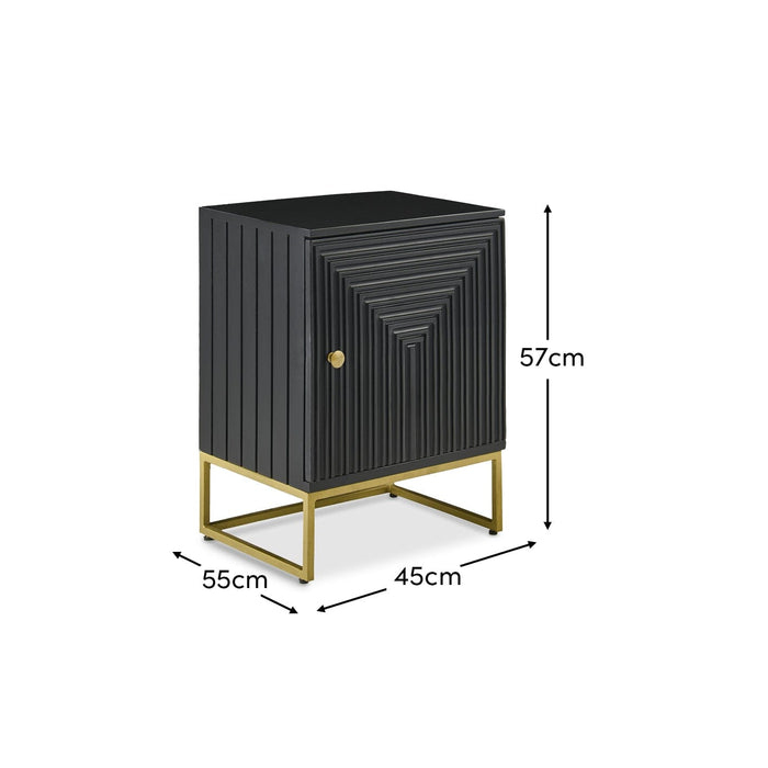 Rayna_45cm_1_Door_Right_Bedside_Table_Jet_Black-5 - Laura James