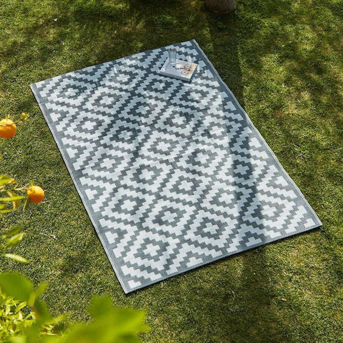 Outlet - Outdoor Rug - 160Cm X 230Cm - Geometric Print - Laura James