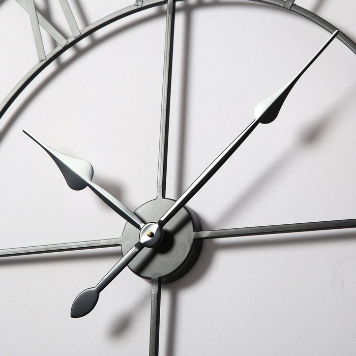 Skeleton Clock – Black – 100cm - Laura James