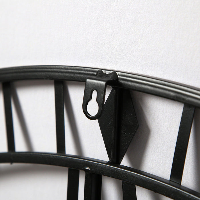 Skeleton Clock – Black – 100cm - Laura James