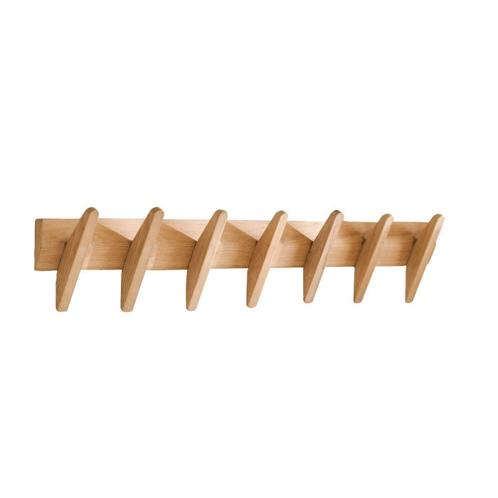 Roe 60cm Coat Rack Whitewash Oak - Laura James