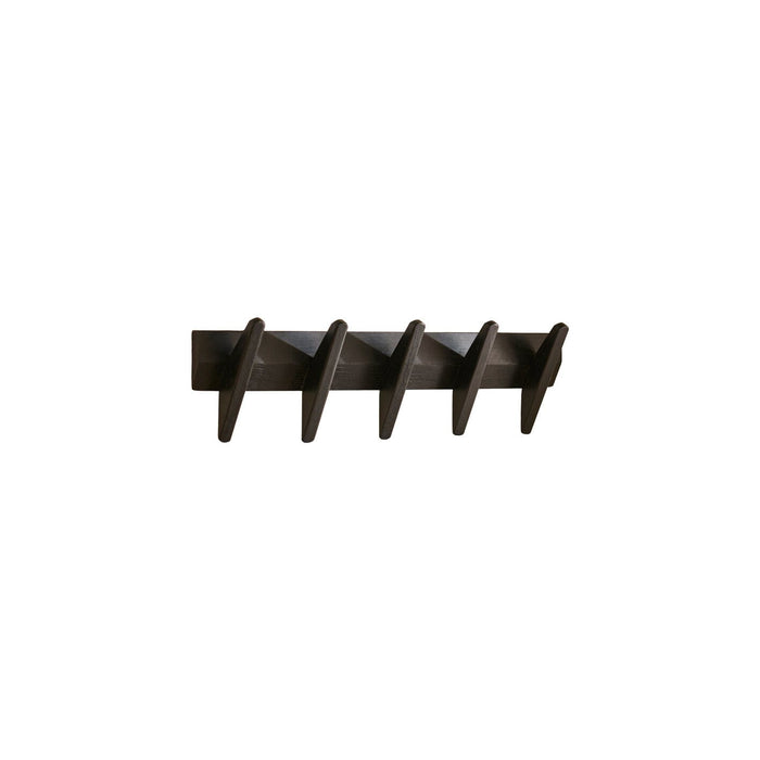 Roe Small Black Oak Coat Rack - Laura James