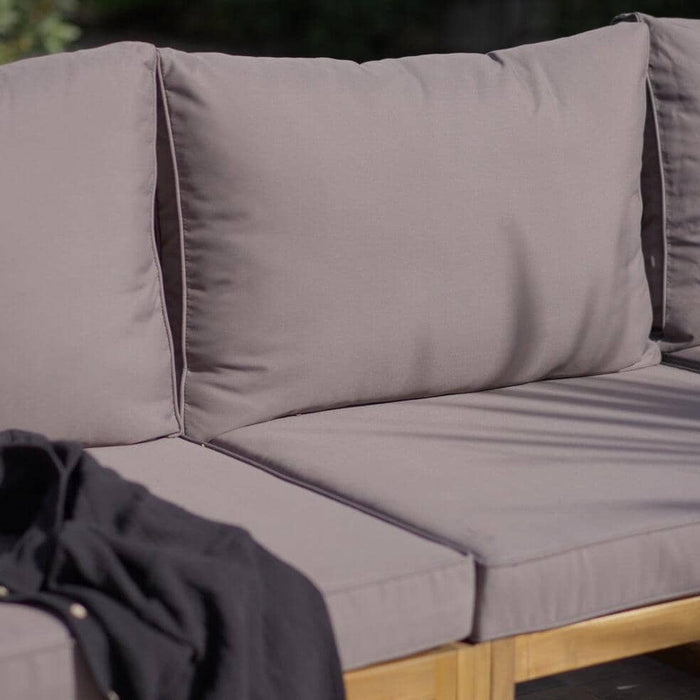 Outlet - Rowan 2 Seater Wooden Garden Sofa - Grey