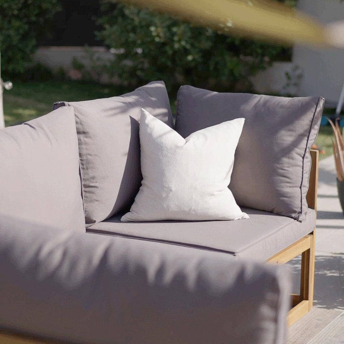 Outlet - Rowan Wooden Garden Armchair - Grey