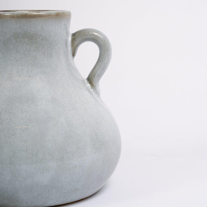 Blue Ceramic Vase Candle Holder
