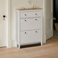 Shoe Cabinet Wooden Storage Cupboard - Laura James