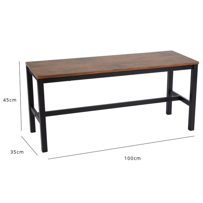 Outlet - Sheffield dining bench - industrial - Laura James