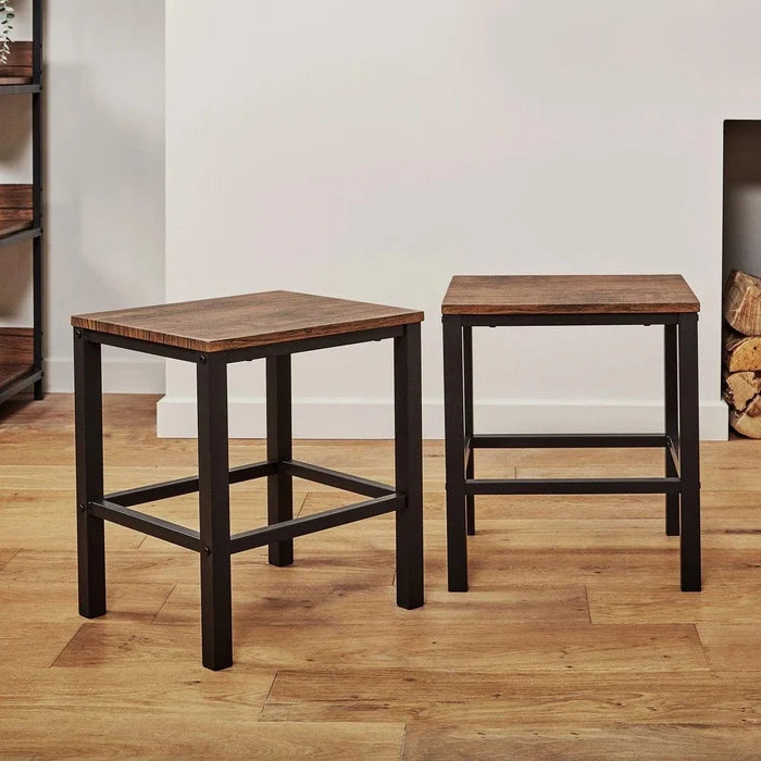 Sheffield stools - Set of 2 – industrial - Laura James