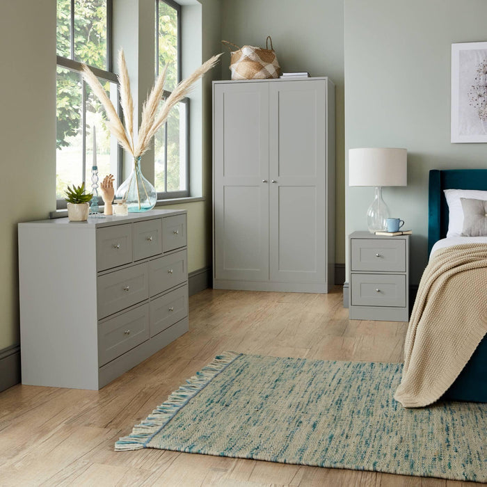 Outlet – Stevie Bedside Table - Grey - Laura James