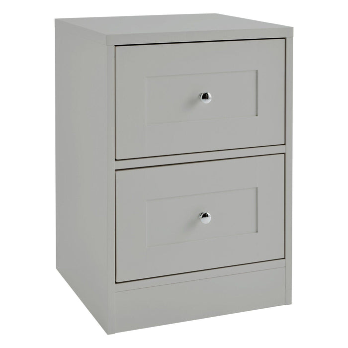 Outlet – Stevie Bedside Table - Grey - Laura James