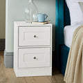 Outlet – Stevie Bedside Table - White - Laura James