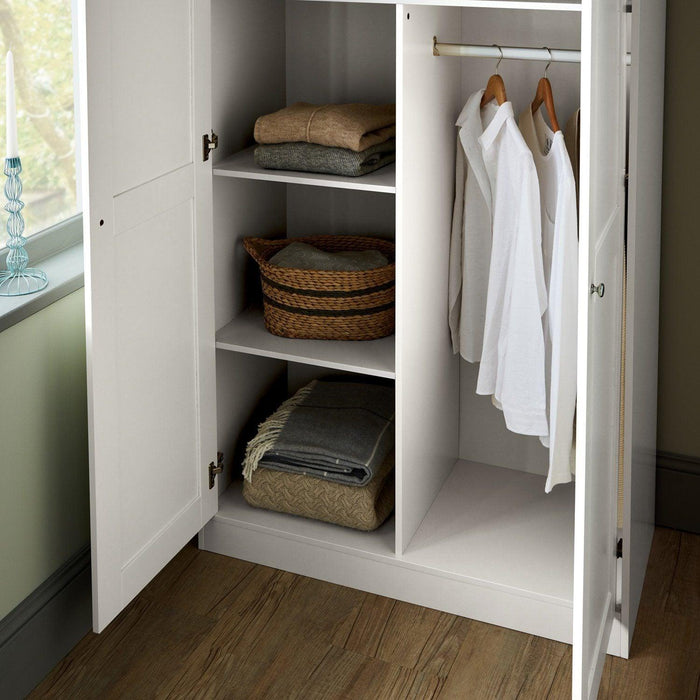 Stevie Shaker Style Wardrobe white - Laura James