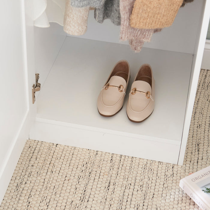 Stevie 1 Door Wardrobe - White - Laura James