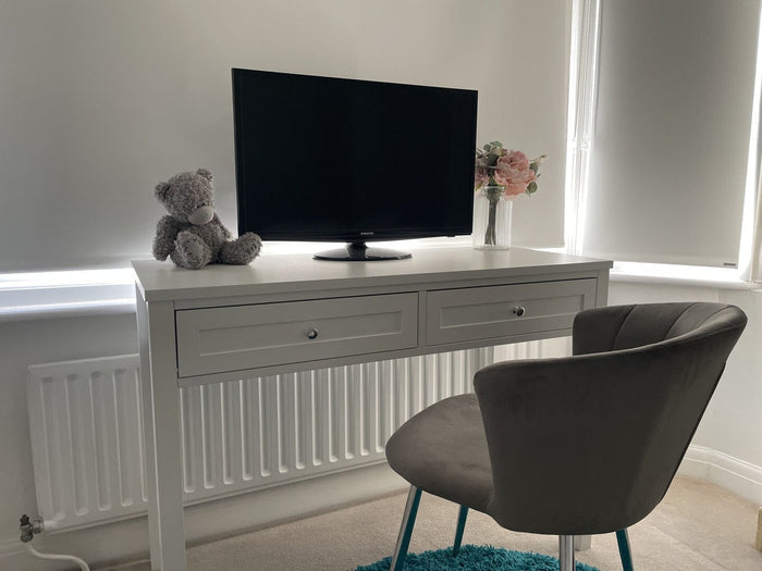 Stevie White Dressing Table - Laura James