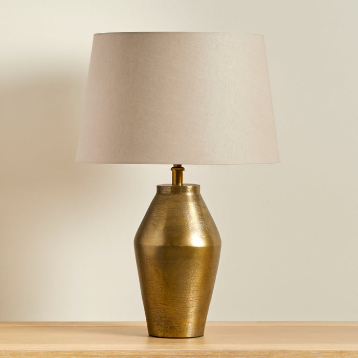 Thurlestone 29cm Metal Lamp Base - Gold - Laura James